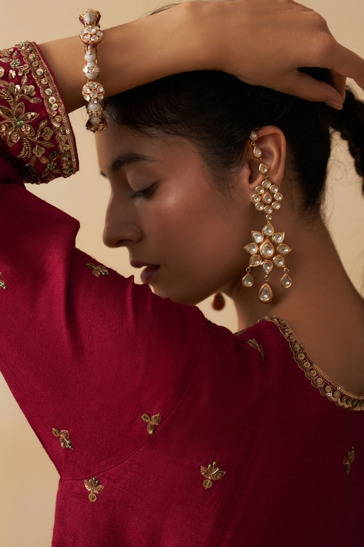 Maroon Kaftan