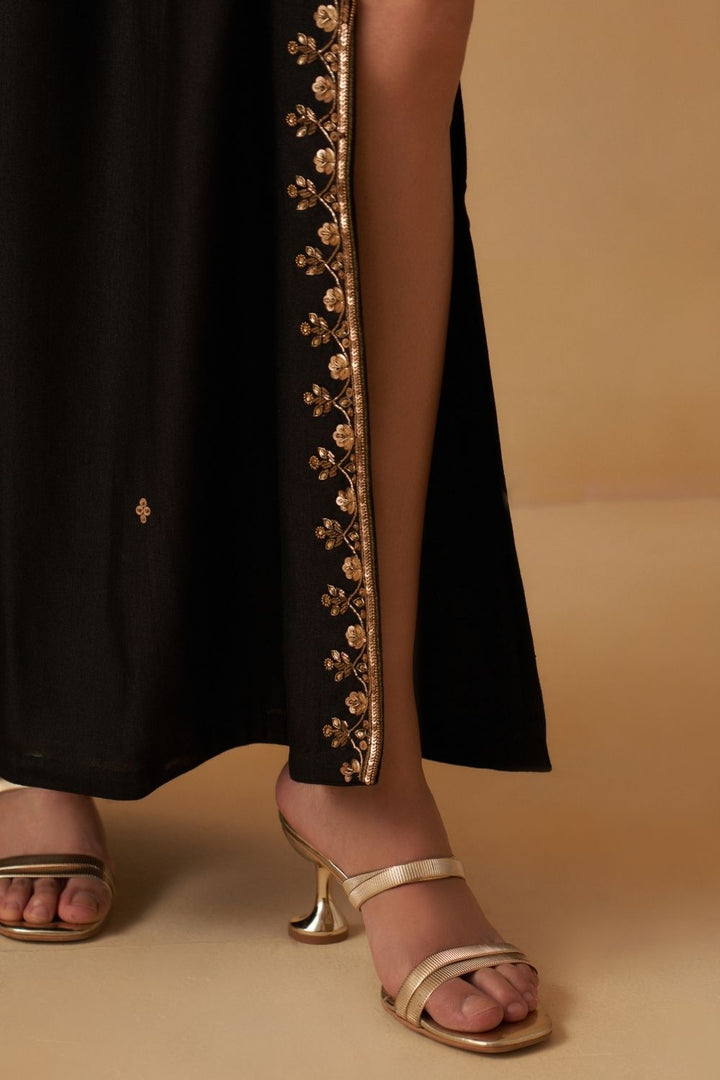 Black Kaftan Dress