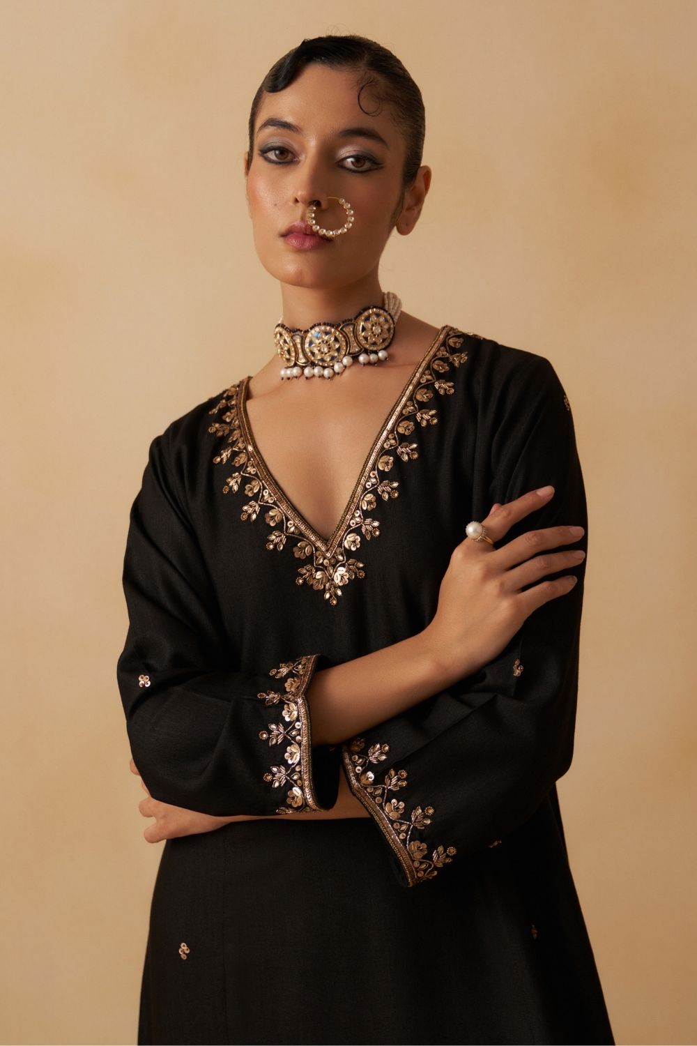 Black Kaftan Dress