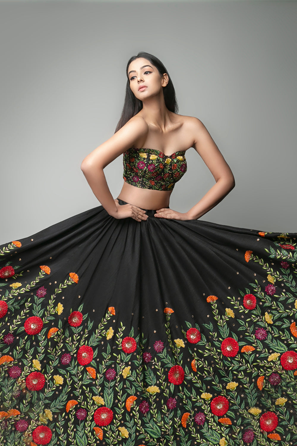 Full Bloom Lehenga Set