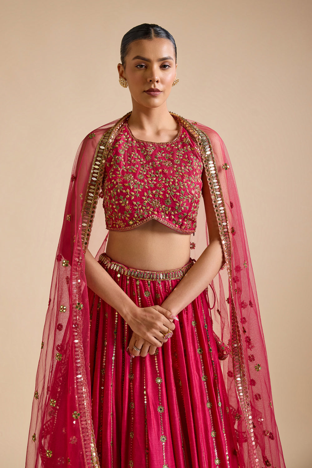 Rani Pink Lehenga Set