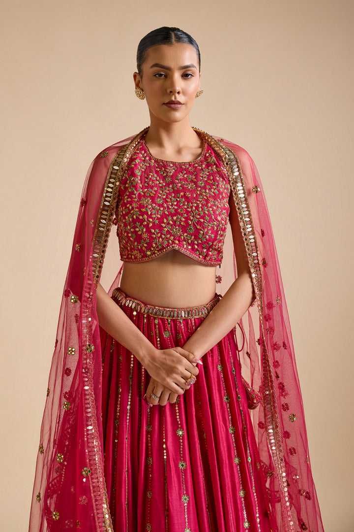 Rani Pink Lehenga Set