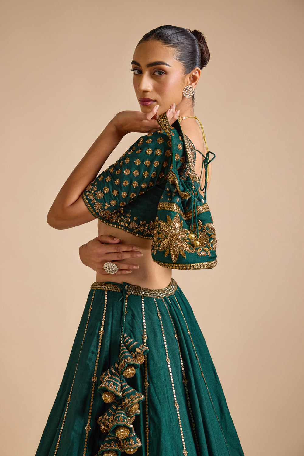 Jade Lehenga Set