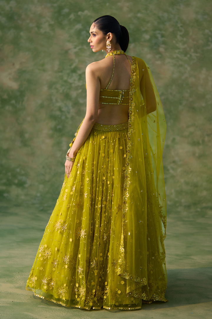 Yellow Fiza Lehenga Set