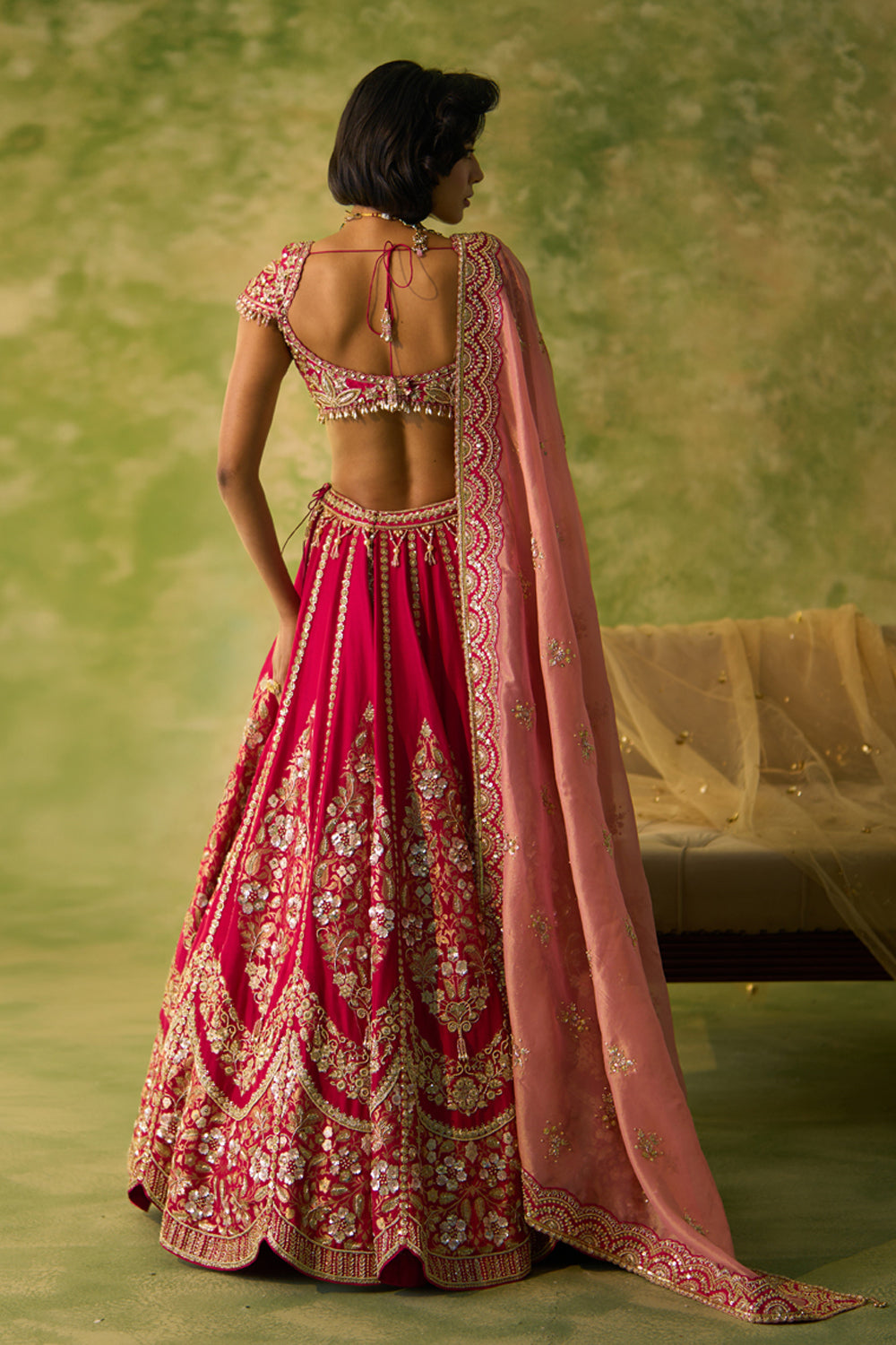 Rani Pink Lehenga Set