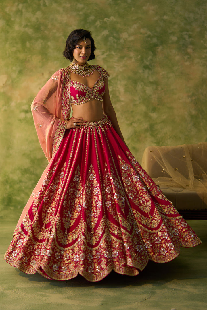 Rani Pink Lehenga Set