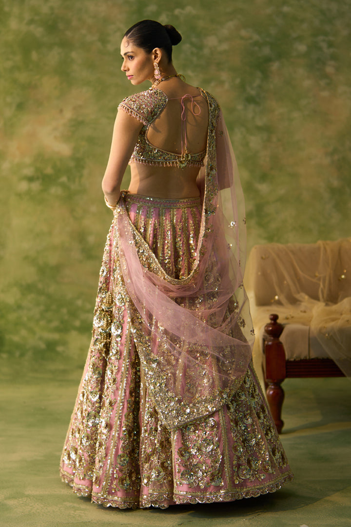 Pink Naira Lehenga Set