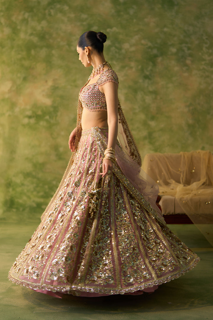 Pink Naira Lehenga Set