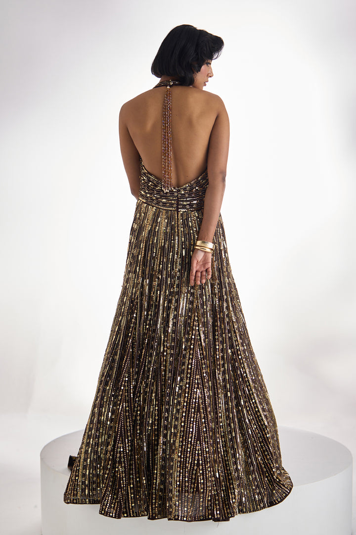 Mocha Brown Gown