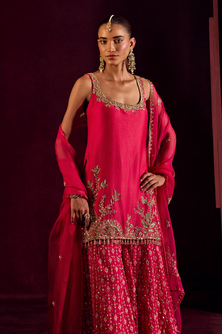 Rani Pink Sharara Set