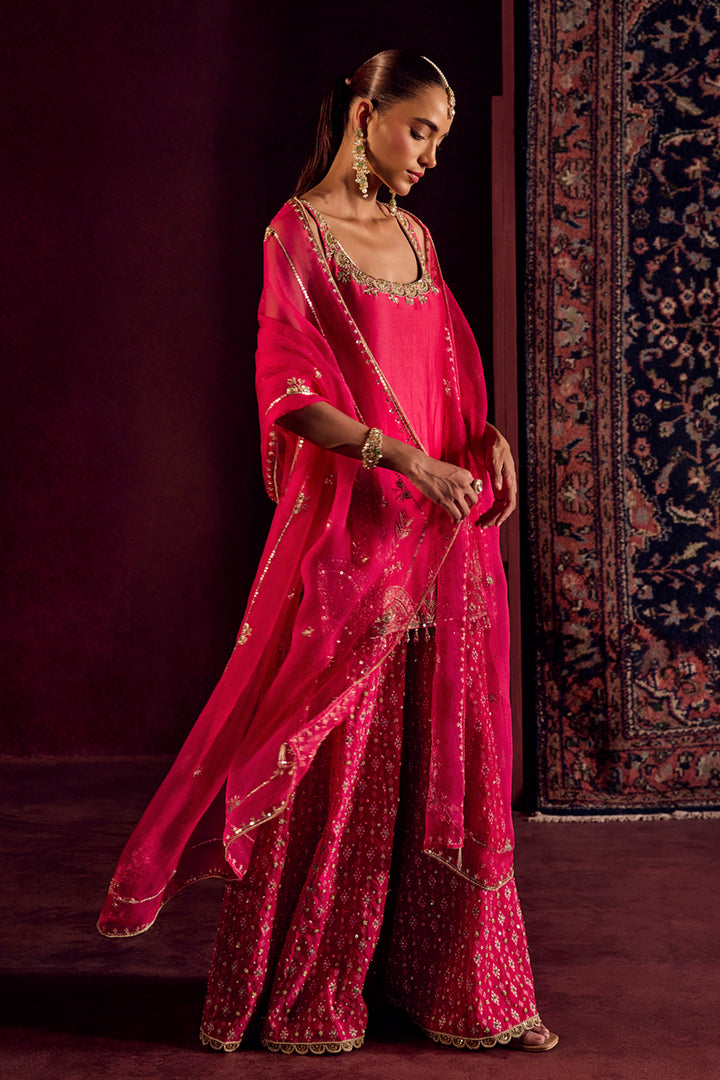 Rani Pink Sharara Set