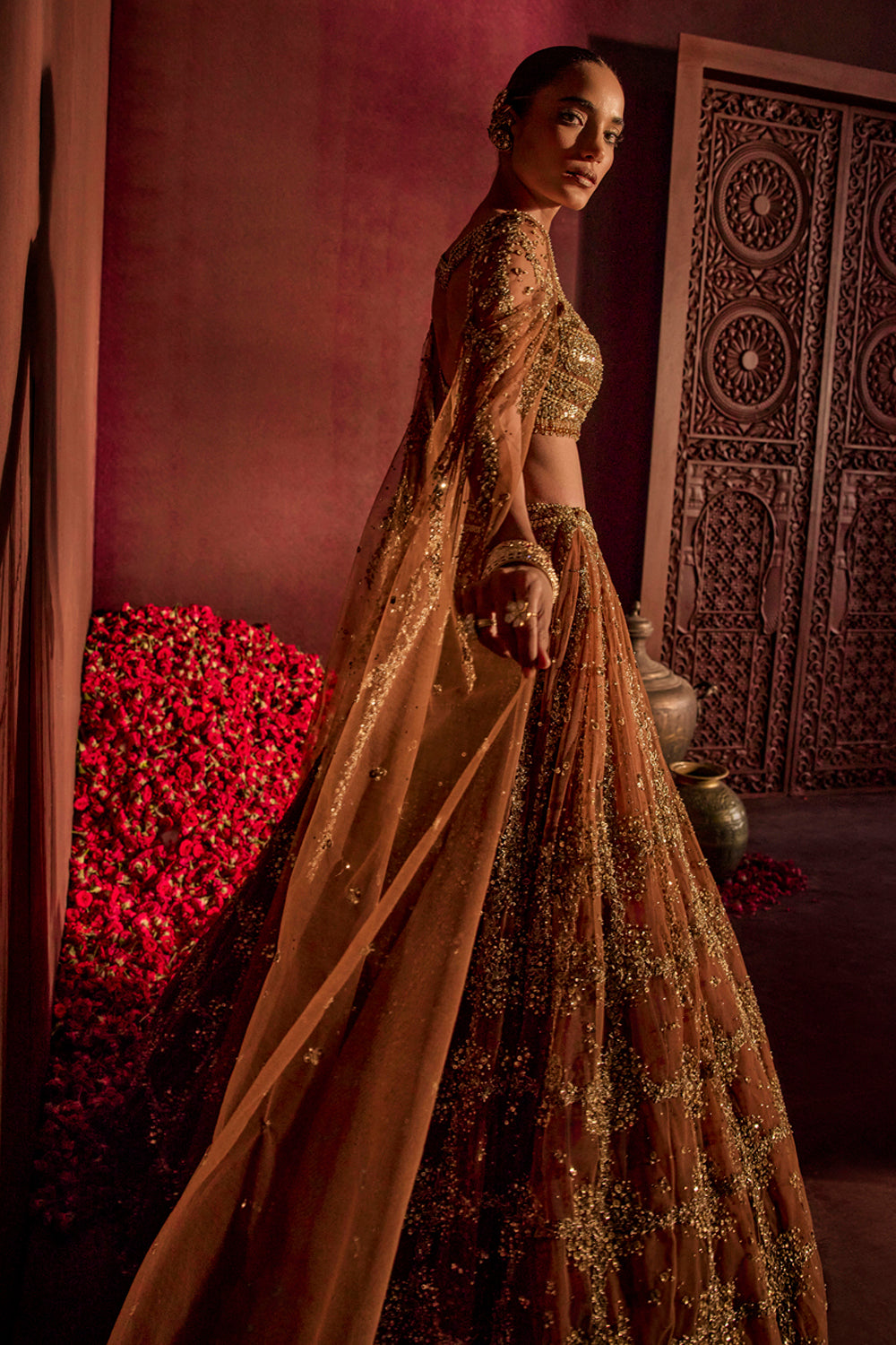 Mocha Goddess Lehenga Set