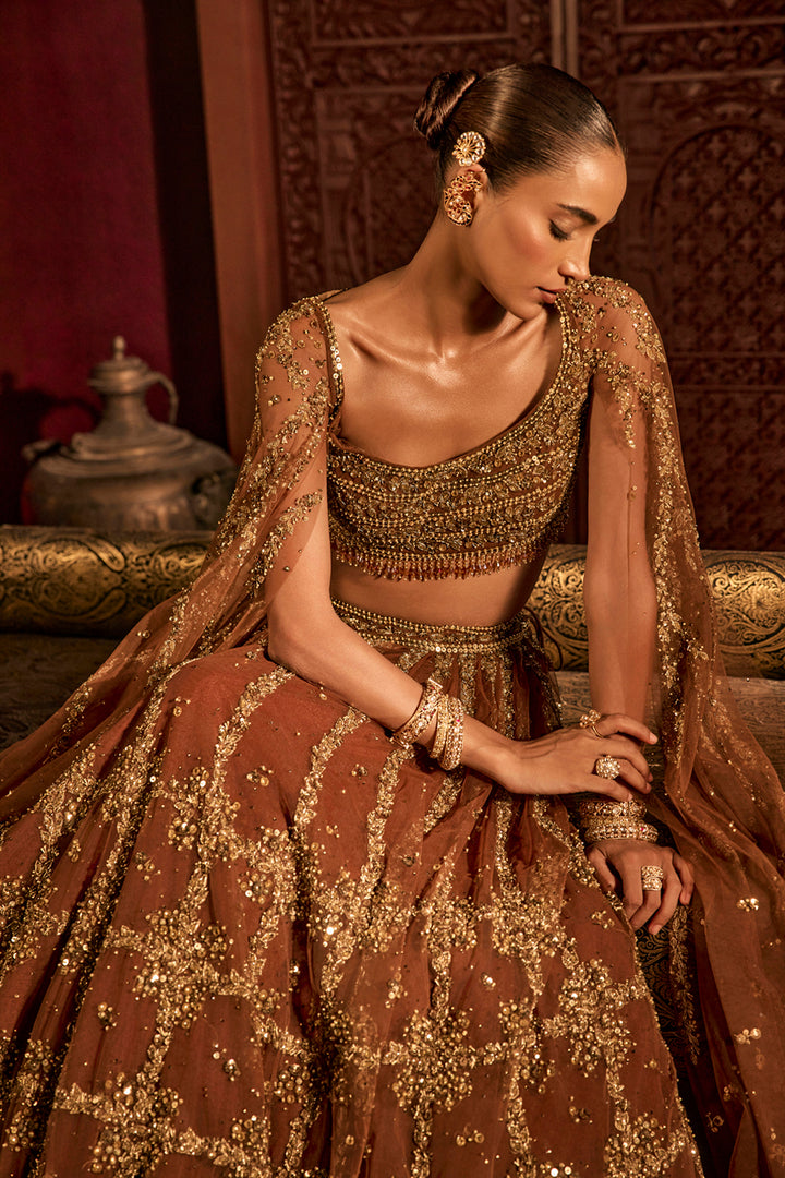 Mocha Goddess Lehenga Set