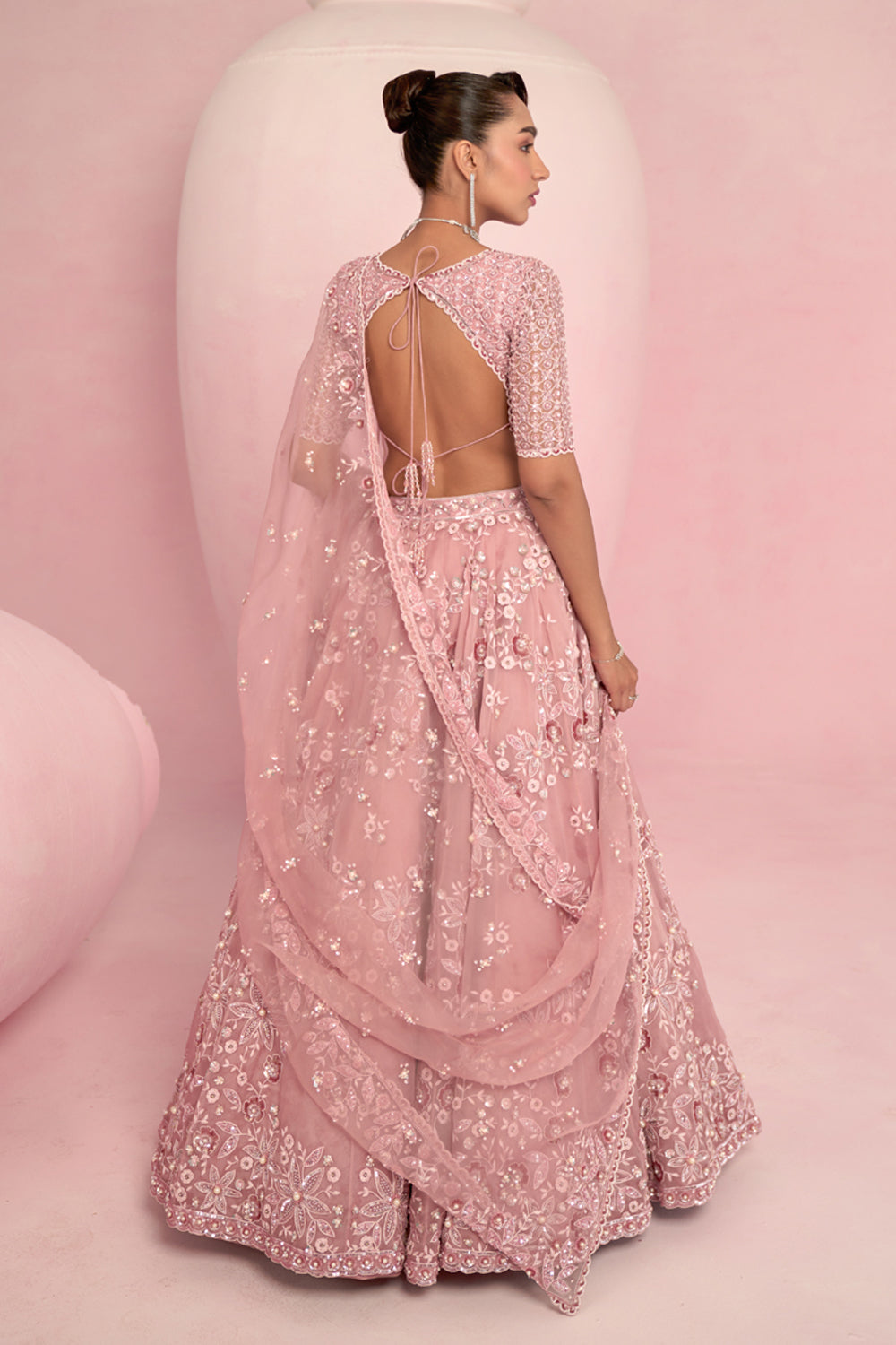 Blush Pink Lehenga Set