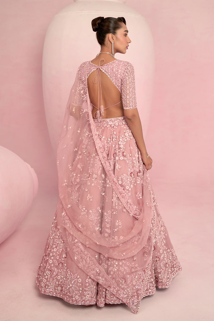 Blush Pink Lehenga Set