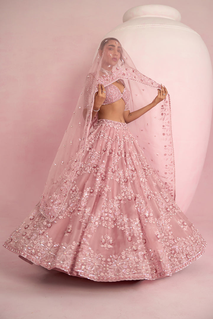Blush Pink Lehenga Set