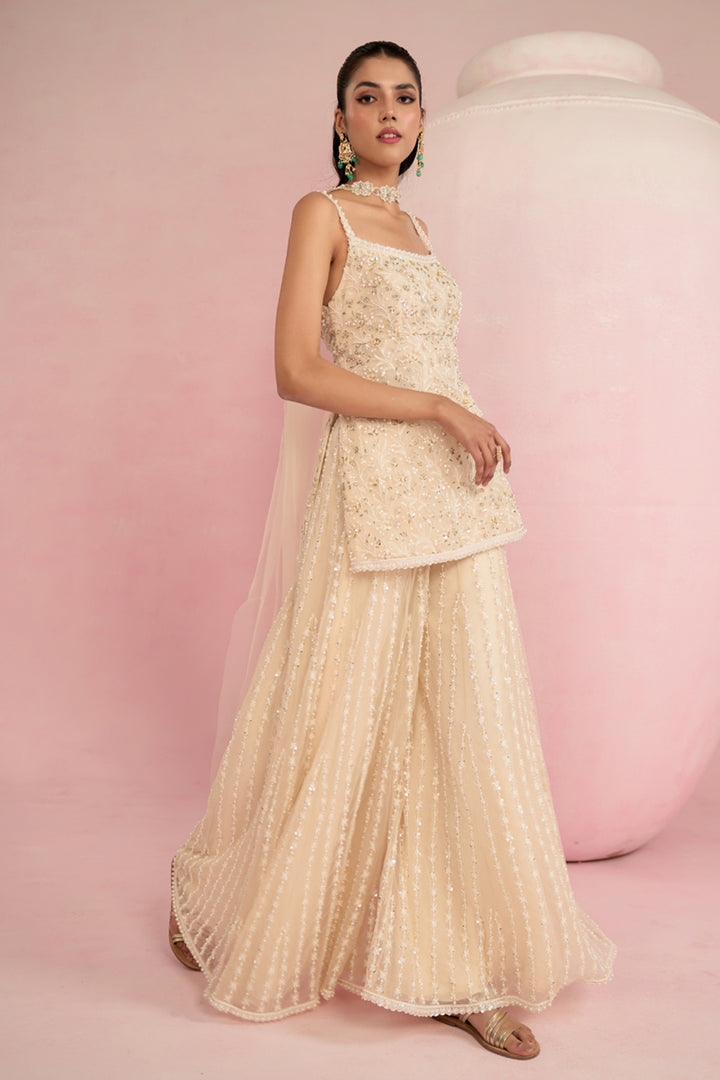 Ivory Sharara Set