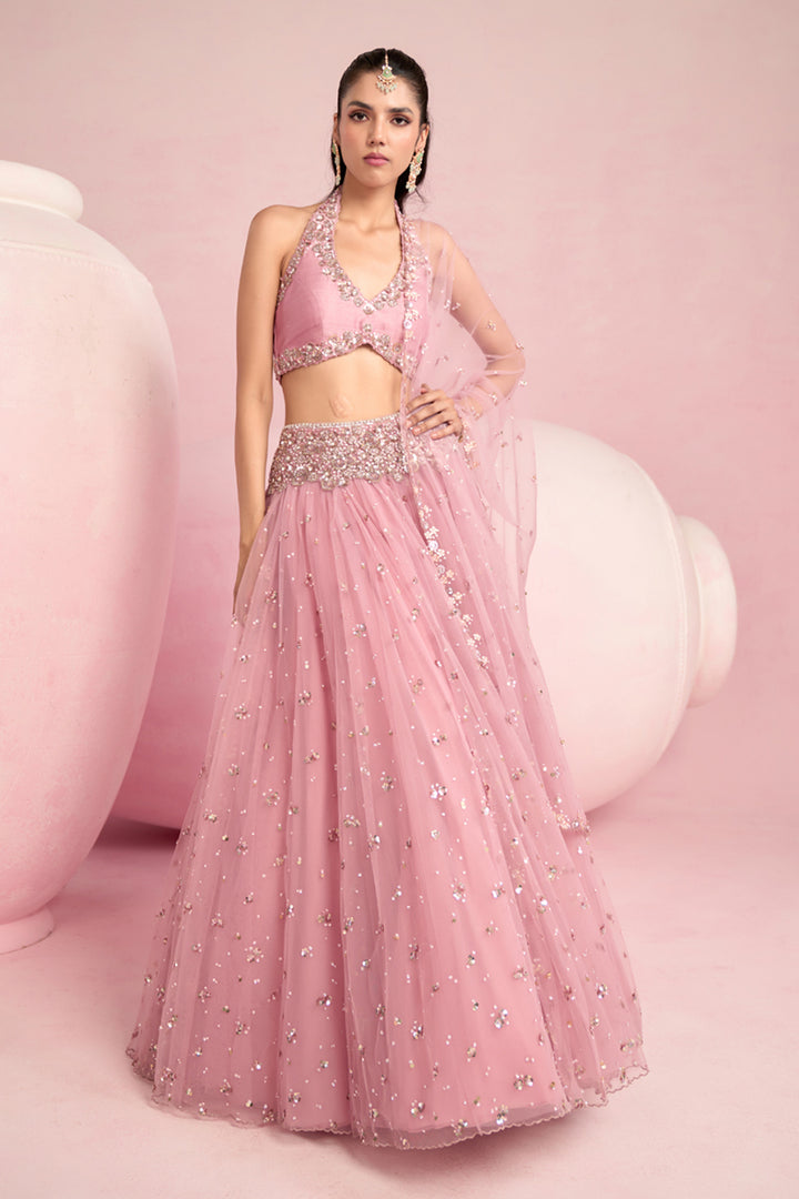 Soft Pink Lehenga Set