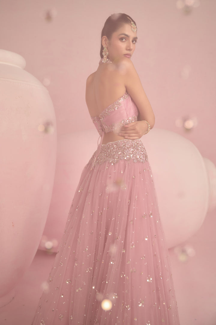 Soft Pink Lehenga Set
