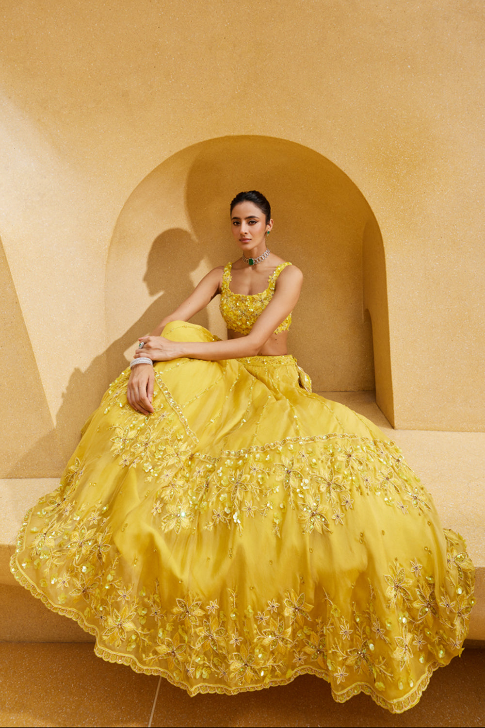 Yellow Lehenga Set