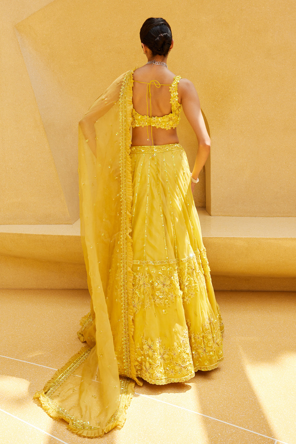 Yellow Lehenga Set