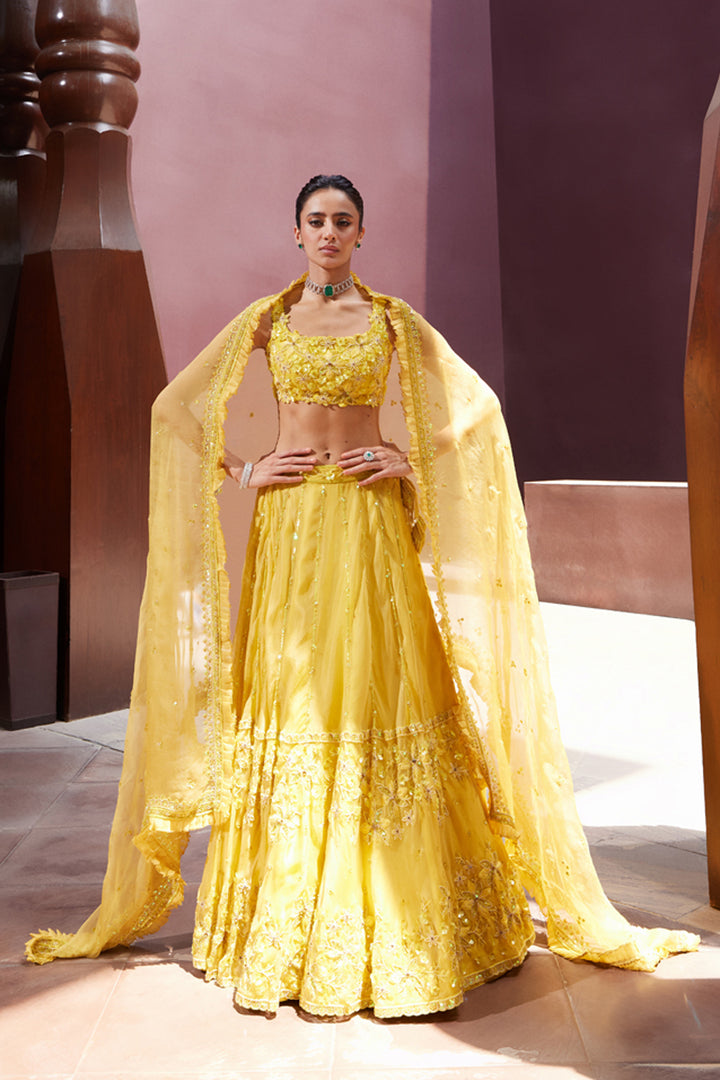 Yellow Lehenga Set