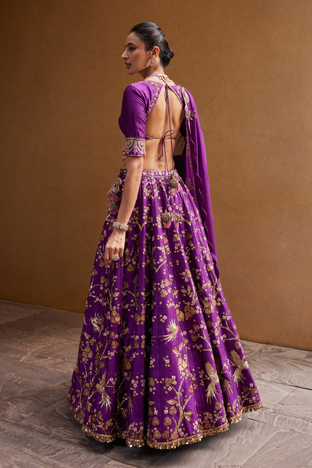 Purple Lehenga Set